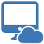 Computer/Cloud Icon