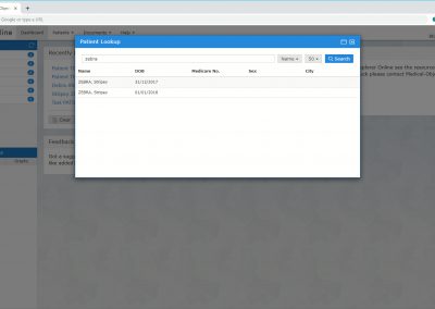 Online Results Patient Lookup