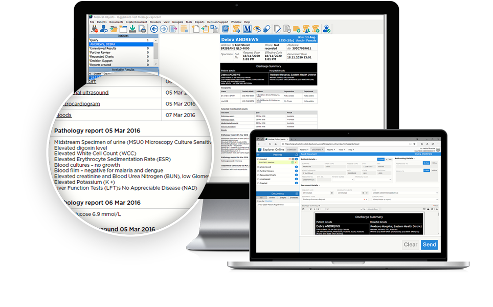 My Health Record in Explorer Practice Software