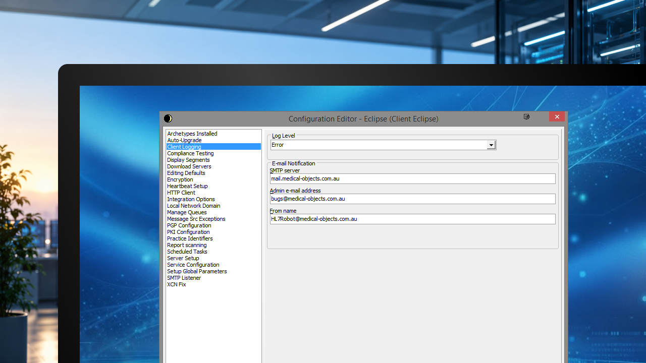 Integration Tools software interface